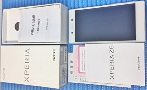 SONY SoftBank Xperia Z5 501SO White(中古品)