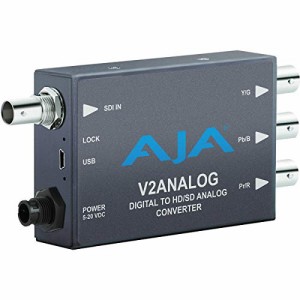 AJA V2Analog HD/SD-SDI →コンポーネント/コンポジットアナログミニコンバ(中古品)