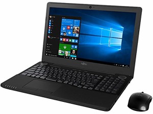 富士通 15.6型ノートパソコンLIFEBOOK AH53/X シャイニーブラック（ Premiu(中古品)