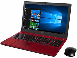 富士通 15.6型ノートパソコンLIFEBOOK AH53/X ルビーレッド（ Premiumプラ (中古品)