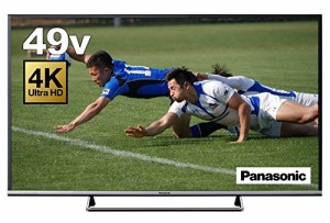 パナソニック 49V型 液晶 テレビ ビエラ TH-49DX600 4K USB HDD録画対応 20(中古品)