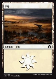 マジックザギャザリング/イニストラードを覆う影/MTG/SOI-JP-283/平地/(中古品)