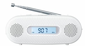 パナソニック FM-AM 2バンドレシーバー ホワイト RF-TJ20-W(中古品)