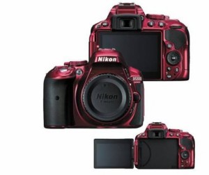 Nikon デジタル一眼レフカメラ D5300 レッド 2400万画素 3.2型液晶 D5300 R(中古品)