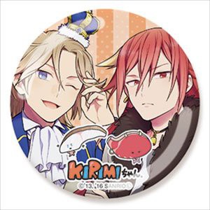 缶バッジΦ54mm KIRIMIちゃん. タイくん と シャトーブリアン(中古品)