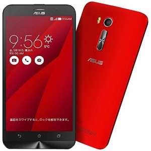 エイスース SIMフリースマートフォン ZenFone Go レッド ZB551KL-RD16(中古品)