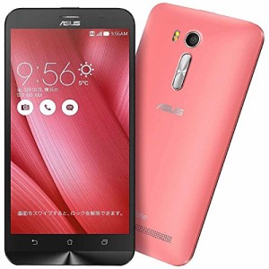 エイスース SIMフリースマートフォン ZenFone Go ピンク ZB551KL-PK16(中古品)