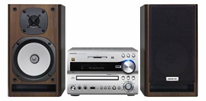 ONKYO Bluetooth/ CD/SD/USB/ハイレゾ対応 ミニコンポ シルバー X-NFR7TX(D(中古品)