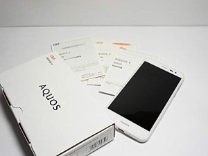 au AQUOS U SHV35 シルキーホワイト(中古品)