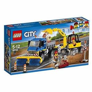 レゴ (LEGO) シティ 道路清掃車とパワーショベル 60152(中古品)