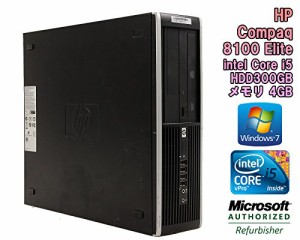 初期設定済！★中古デスクトップパソコン HP Compaq 8100 Elite Windows(中古品)