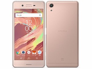 au Xperia X Perfomance SOV33 ローズゴールド Rose Gold ピンク系 白ロム(中古品)