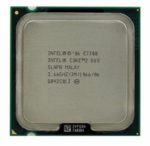 Intel Core 2 Duo E7300 2.66GHz 3MB CPU Processor LGA775 SLAPB SLB9X SL(中古品)