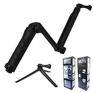  Ventlax  GoPro hero5 hero6 hero7 hero8 (最新) 対応 3Way 自撮り棒 軽(中古品)