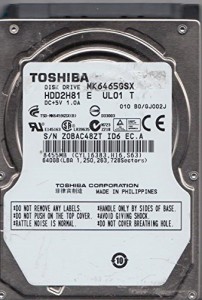 MK6465GSX HDD2H81 E UL01 T Toshiba 640GB SATA 2.5 Hard Drive [並行輸入(中古品)