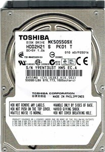 Toshiba MK5055GSX HDD2H21 S PK01 T 500GB PHILIPPINES [並行輸入品](中古品)