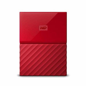 WD ポータブルHDD 4TB USB3.0 レッド 暗号化 パスワード保護  My Passport (中古品)