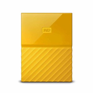 WD ポータブルHDD 4TB USB3.0 イエロー 暗号化 パスワード保護  My Passpor(中古品)