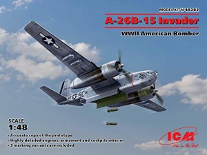 ICM 1/48 アメリカ空軍 A-26B-15 インベーダー プラモデル 48282(中古品)