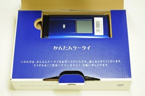 au KYOCERA かんたんケータイ KYF32 ブルー 白ロム(中古品)