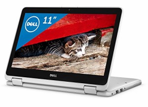 Dell 2in1ノートパソコン Inspiron 11 Core m3 SSDモデル ホワイト 17Q34W/(中古品)