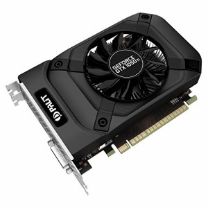 Palit NVIDIA GeForce GTX1050Ti 4GB STORMX (NE5105T018G1-1070F) ビデオ (中古品)