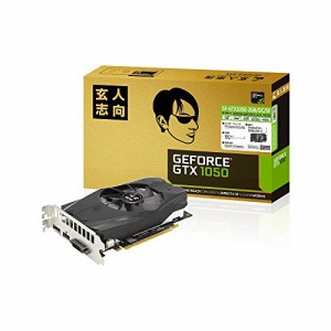 玄人志向 ビデオカードGEFORCE GTX 1050搭載 GF-GTX1050-2GB/OC/SF(中古品)