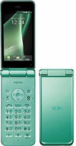 Softbank 601SH AQUOS ケータイ2 ライトグリ-ン Green [白ロム](中古品)