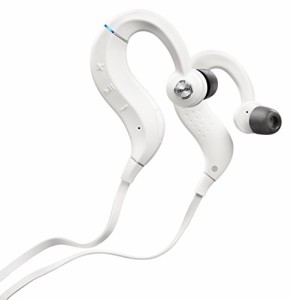 DENON ワイヤレスイヤホン Bluetooth対応/防汗・防滴仕様/マイク付 ホワイ (中古品)