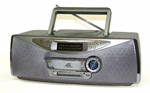 SHARP シャープ　SD-FX10-S シルバー　1ビットCD/MDシステム（ラジカセ形状(中古品)