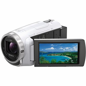 ソニー SONY ビデオカメラ HDR-PJ680 64GB 光学30倍 ホワイト Handycam HDR(中古品)