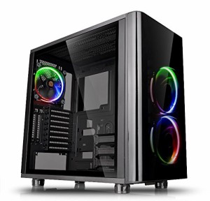 Thermaltake VIEW 31 TG RGB ミドルタワーPCケース CS6814 CA-1H8-00M1WN-0(中古品)