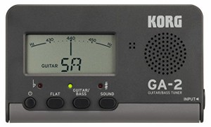 KORG ギター/ベース用チューナー GA-2 個人練習に最適 多弦ギター 多弦ベー(中古品)