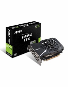 MSI ショート基盤採用 グラフィックスカード GEFORCE GTX 1060 AERO ITX 6G(中古品)