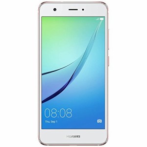 HUAWEI SIMフリースマートフォンHUAWEI nova ローズゴールド NOVA-ROSE GOL(中古品)