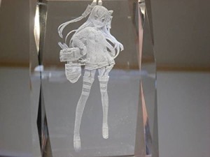 艦隊これくしょん -艦これ-　クリスタル3Dオブジェクト 駆逐艦　天津風(中古品)