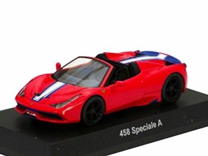 京商 1/64 フェラーリ ミニカーコレクション１２ ４５８スペチアーレＡ 朱 (中古品)