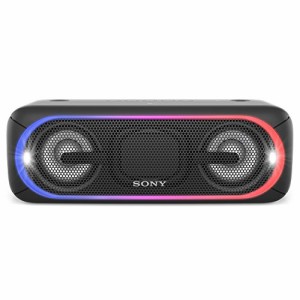 ソニー ワイヤレスポータブルスピーカー 重低音モデル SRS-XB40 : 防水/Blu(中古品)