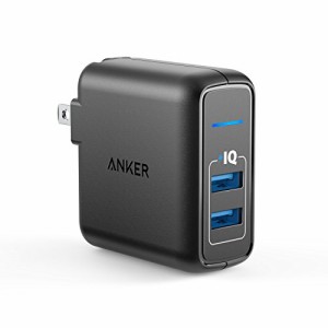 Anker PowerPort 2 Elite (24W 2ポート USB急速充電器) PSE認証済 / Power(中古品)