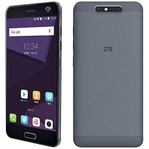 ZTE Blade V8 SIMフリースマートフォン ミッドナイトグレー  日本正規代理(中古品)