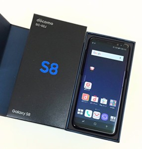 Galaxy S8 SC-02J ブラック 白ロム Midnight Black 黒色 docomo(中古品)