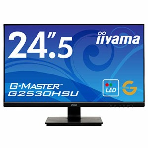 iiyama ゲーミング モニター ディスプレイ G2530HSU-B1 (24.5インチ/1ms/フ(中古品)