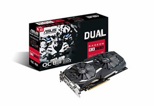 ASUS  AMD RX580搭載ビデオカード  DUAL-RX580-O8G(中古品)