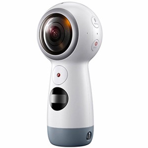 サムスン 4K対応360°カメラ「Gear 360（2017）」 SM-R210NZWAXJP(中古品)