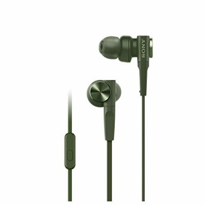 ソニー イヤホン 重低音モデル MDR-XB55AP : カナル型 リモコン・マイク付 (中古品)