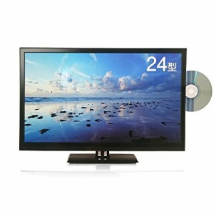 レボリューション 24型DVDプレーヤー内蔵 地上波液晶テレビ ZM-24DVTB(中古品)