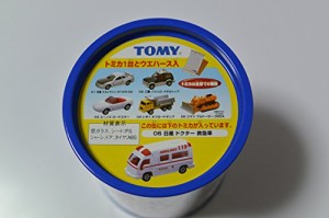 トミカ　おもちゃ缶　06　日産　ドクター救急車　(中古品)