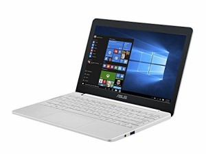 エイスース 11.6型ノートパソコン ASUS VivoBook E203NA パールホワイト E2(中古品)