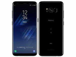 白ロム　AU Galaxy S8 SCV36 Midnight Black(中古品)