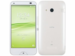 au rafre KYV40 京セラ Clear White 白ロム(中古品)